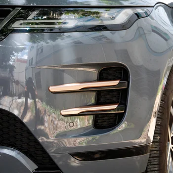 4 Ks ABS Lesklé Čierne Predné Hmlové Svietidlo Kryt Výbava Pre Land Rover Evoque 2019 2020 Auto Príslušenstvo