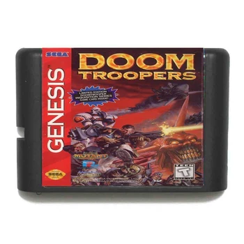 Mutant Doom Troopers NTSC-USA, 16 bit MD Hra Karty Pre Sega Mega Drive Pre Genesis