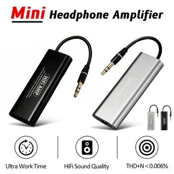 LEORY SD05 Profesionálny Prenosný Mini 3,5 mm HiFi Slúchadlá Zosilňovač Audio Rozhranie, Slúchadlá ZOSILŇOVAČ pre Mobilné Telefóny
