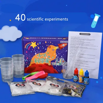 Hotselling zábavné vedy lab kit zábava s chémiou Magic chémie experiment vyhovovali prírodovedných súpravy KMEŇOVÝCH hračky