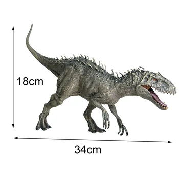 Simulácia Tyrannosaurus Rex Dinosaura Modely Zberateľskú Hračky Ornament Deti Darček Dinosaura Mod Rohaté Dragon Animal Model