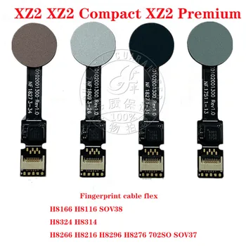 Pre Sony Xperia XZ2 XZ2 Premium XZ2 Kompaktný H8296 H8216 702SO SOV37 H8324 H8314 H8166 H8116 SOV38 odtlačkov prstov odomknúť flex kábel