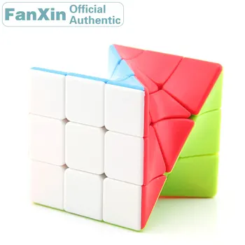 FanXin Twisted 3x3x3 Magické Kocky 3x3 Krute Profesionálne Rýchlosť Puzzle Kľukatých Mozgu Teaser Relaxačná Vzdelávacie Hračky Pre Deti,