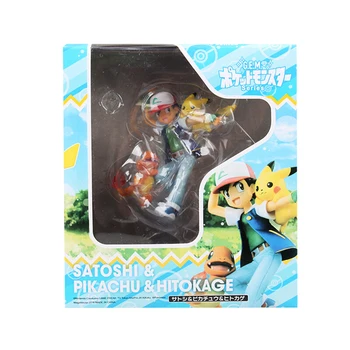 Pokémon Tréner Model Hračka Ash Ketchum Makino Ruki Mewtwo Pikachu Akcie Obrázok Model Monster Tréner Toy Model Kolekcie Hračka