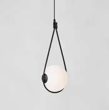 Nordic sklenenú guľu tienidlo prívesok osvetlenie pre nočný pokles lampa jedálenský stôl hanglamp Taliansko dizajnér svetlo pozastavenie svietidlo
