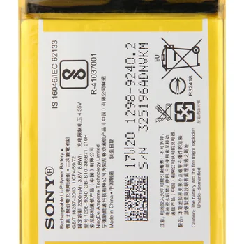 Náhradné Batérie LIS1618ERPC LIP1635ERPCS Pre SONY Xperia E5 XA1 F3113 F3311 F3313 F3112 F3116 F3115 F3111 G3112 G3121 G3116