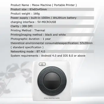 PAPERANG P2 Mini Prenosné Bluetooth Foto Tlačiareň Vrecku HD Tepelnej Label Nálepka Tlačiareň Pre Mobilný Telefón Android iOS Telefón