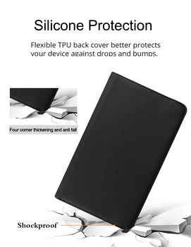Pre Samsung Galaxy Tab S6 Lite Prípade, 360 Stupňové Otáčanie Stojan Tabletu Kryt pre Galaxy Tab S6 Lite 10.4 2020 SM-P610 SM-P615