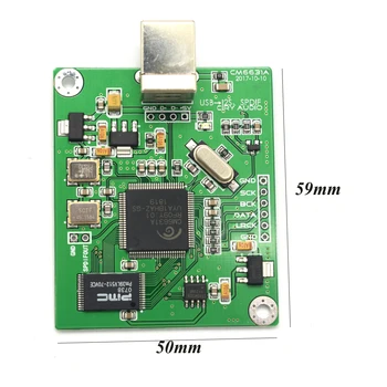 Lusya CM6631A Digital Interface Modul DAC Rada USB na IIS SPDIF Výstup, 24Bit 192K F3-011