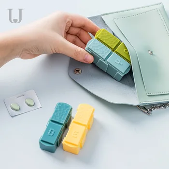 Xiao jordanjudy Dávkovanie pilulku box Prenosný malé políčko, Obedové pilulku box s mini zapečatené pilulku box