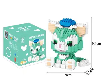 Duffy bear 3D puzzle StellaLou bloky králik Stella balet králik mikro-častice vložiť puzzle bloky detí plastové hračky