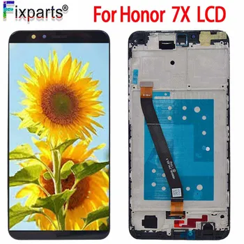 Testované Obrazovky Pre Huawei Honor 7X Dotykový LCD Displej Digitalizátorom. Montáž Honor7X Displej BND-TL10 BND-AL10 BND-L21 LCD Náhradné