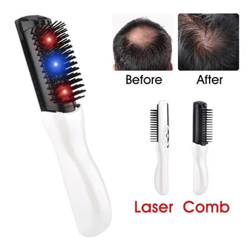 Infračervený Laserový Masážny Hrebeň Hairbrush Rast Vlasov Starostlivosti Masáž Vlasov Kefa Domov Lekárske Rast Vlasov Masážne Zariadenie