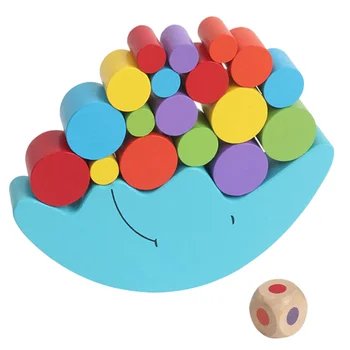 1 Sada Baby Deti Hračky Mesiac Vyváženie Hry a Hry Hračky pre 2-4 ročná Dievčina & chlapec(Modrá)