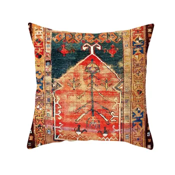 Perzský turecký vzor vankúše obliečok vankúš dekoratívne mäkkosť kryt vankúš obývacia izba dekorácie Jednej strane
