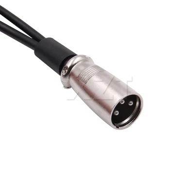 Najnovšie 1PCS Premium XLR konektorom pre 2 XLR Vysoko Kvalitný Mic Jack Audio kábel Kábel Adaptéra Pre Mikrofón 1.5 Ft 0,5 M