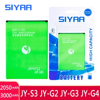 SIYAA Originálne Batérie Telefónu JY-G2 JY-S3 JY-G3 JY-G4 Pre UÅŸ G2 JYG2 JYS3 S3 JY-G3 JYG3 G3 JY-G4 G4 Náhradné Batérie