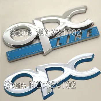 40pcs 3D Pre OPC line Auto Styling ABS Nálepky Znak Odznaky