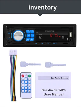Podofo Auto Stereo 1DIN MP3 Prehrávač Jeden Stereo Prijímač V Dash Vedúci Jednotky Bluetooth, USB, AUX FM Rádia Pre Toyota Univerzálny