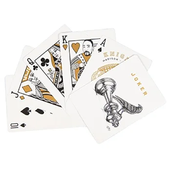 Ellusionist Rytieri Hracie Karty Daniel Madison Požičovňa Biela/Modrá Palube Poker Veľkosť Magické Kartové Hry Magické Triky, Rekvizity
