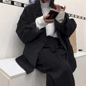 Ležérne sako muž nadrozmerná kórejský trend lete tenké príťažlivých mužov malý elegantný oblek dk jednotné high street Japonsko Harajuku
