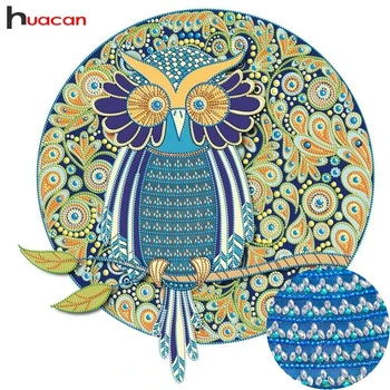 HUACAN Predaj Špeciálne Tvarované Diamond Maľby Zvierat 5D Diy Diamond Výšivky Slon Mozaiky Maľovanie