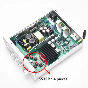 TPA3255 300W*2 HIFI digitálny zosilňovač Bluetooth 5.0 220V vstup amp tpa3255