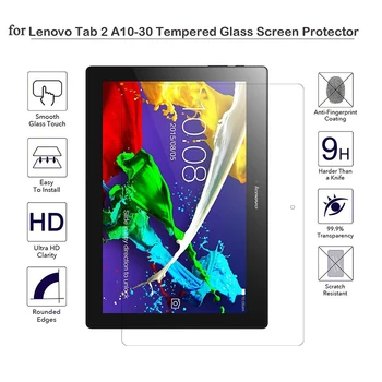 Screen Protector Tab 2 A10-70 Tvrdeného Skla na Kartu Lenovo 2 a10-30 X30F X30L Tablet 10.1 palcový Displej Sklo tb2-x30l x30 Sklo