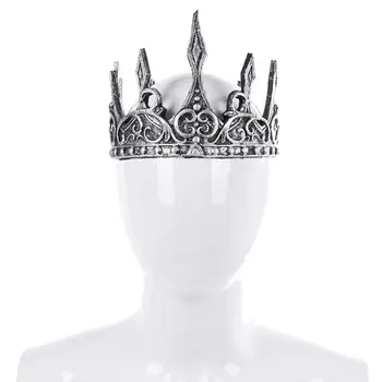 2020 Nové Dávnych Headdress Larp Viking Corona Hombre Stredoveké Mužov Royal King Tiaras Koruny Vlasy Príslušenstvo
