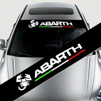 Auto Styling Automobilový eflective Predné Sklo Banner Kotúča, Auto Nálepky Na Fiat 500 ABARTH Auto Exterio auto styling