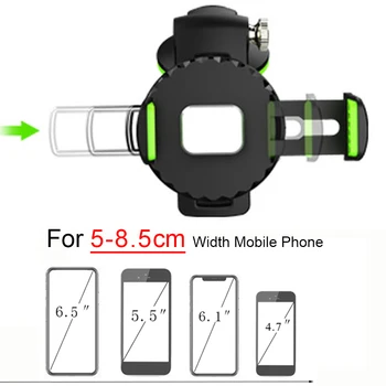 Pre iPhone 11 X XS 8 7 Plus Držiak do Vozidla Telefón Grip Mount Stojan Podržte Univerzálne otáčanie 360 Mobilné Podporu Smartphone Voiture