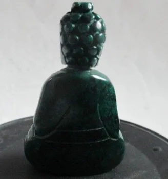 2pc Čínske prírodné jade vlastnoručne vyrobenú sochu budhu, sochu doprava zadarmo