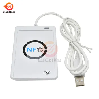 USB Full Speed ACR122U NFC RFID Smart IC Kariet Spisovateľ Kopírka Rozmnožovacie Zapisovať Klon Softvér S50 DC 5V ISO/IEC18092