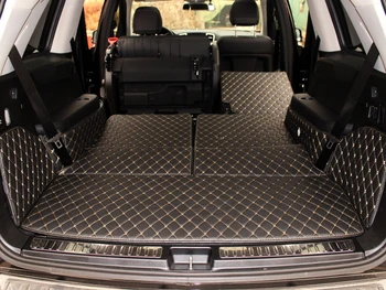 Vysoká kvalita! Vlastné špeciálne kufri rohože pre Mercedes Benz GLS X167 2020 6 7 miest nepremokavé cargo líniové rohože boot koberce