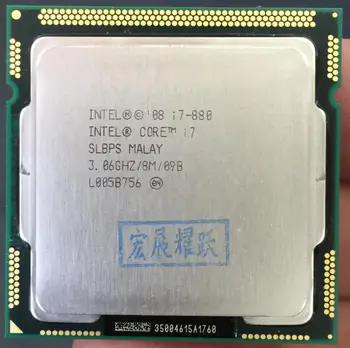 Intel Core i7-880 i7 880 Procesor LGA1156 Ploche CPU na správne Desktop Procesor