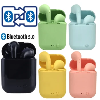 I7 Mini-2 TWS Bezdrôtové Slúchadlá Bluetooth 5.0 Slúchadlá Matný Slúchadlá Plnenie Box Bezdrôtové Slúchadlá Slúchadlá pre iphone xiao