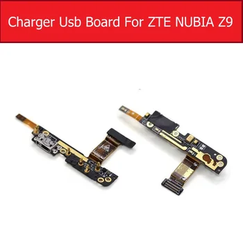 USB Port Nabíjanie Rada Pre ZTE Nubia Z9 NX508J Nabíjačky, Docking Port Konektor Flex Kábel Dosky Telefón Opravu, Náhradné Diely