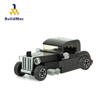 BuildMoc Techniku, Hračky Auto Mini Klasické Auto Super Športový Roadster, Stavebné Bloky MOC Mesto Vozidiel Vzdelávacie Hračky Pre Deti,
