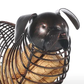 Kovové Figúrky Zvierat Víno Korku Oraganizer Železa Domov Artcraft Zvierat Ornament Domáce Dekorácie Príslušenstvo Darček