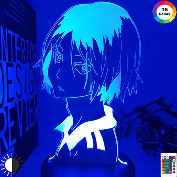 Haikyu!! 3D Led Nočné Svetlo Anime Kozume Kenma Lampy, Spálňa Decor Nočného Deti Deťom Darček k Narodeninám Haikyuu Kenma Svetlo