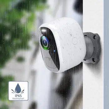 Batéria IP Kamera Security 1080P Vonkajšie Nepremokavé Nabíjateľná WiFi Bezdrôtové pripojenie CCTV Kamery Surveillanc PIR detektor Pohybu Cam