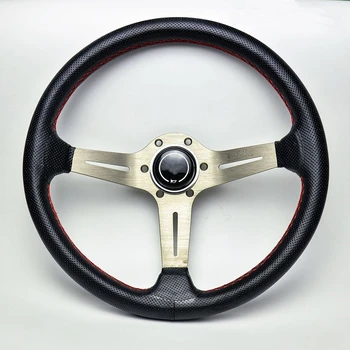 Auto štylizované kožený volant / 14 palcový všeobecné volant / auto upravené DIY volante