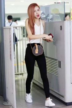 Kpop Seo Áno Ji rovnaké Čierna Vysoký pás slim ceruzkou nohavice ženy kórejský streetwear úsek slim wild nohavice, tepláky žena
