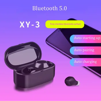 XY-3 TWS Bluetooth 5.0 Bezdrôtové Slúchadlá Slúchadiel mini Slúchadlá S Mikrofónom Pre iPhone XS Samsung S10 Xiao Huawei PR0 30 LG