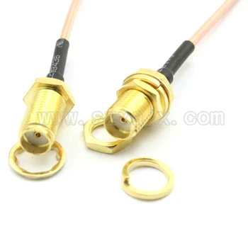 JX Anténny predlžovací kábel 5 ks ANTÉNNY koaxiálny Kábel 10 CM RG178 kábel SMA Konektor Samica na uFL/u.FL/IPX/IPEX Konektor pre PCB anténa