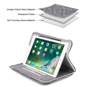 Kabelka Sleeve Case For iPad Vzduchu 4 2020 10.9 palcový Tablet Taška Kryt Pre Apple iPad Vzduchu 3 10.5 Pro Funda Shockproof Multi Vrecká
