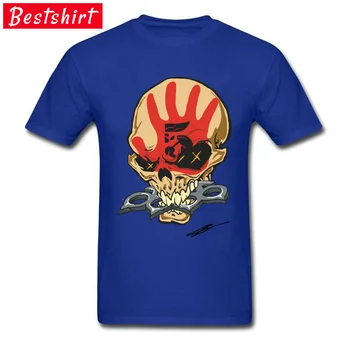 Nový Príchod Hiphop Geek Gotický Ukrajina Tričko Retro Päť Prst Smrti Lebky Punk Rock T-Shirt Pre Mužov Cool Tees Grafika