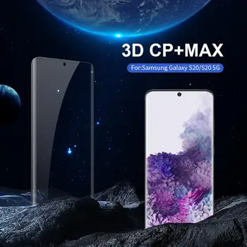 Pre Samsung Galaxy S20 5G Sklo Nillkin CP+ Max 3D Full Kryt Kalené Sklo Screen Protector, Anti-Scratch Sklo na samsung s20