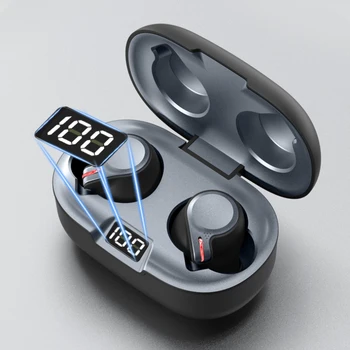 TWS Y16 Bluetooth 5.1 Slúchadlá Bezdrôtová Nabíjačka Slúchadlá LED Nepremokavé Športové Slúchadlá Redukcia Šumu Slúchadlá Slúchadlá