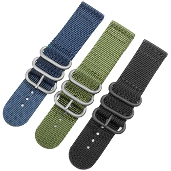 Mäkké Nylonové watchband 24mm čierna modrá zelená náramok Náhradný popruh pre PRG-600YB/PRG-650/PRW-6600 pánska outdoor šport popruh